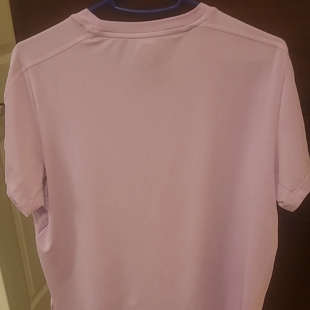 Adidas Dry Fit Womens Light Purple Short Sleeve Tee - Picture 4 of 7